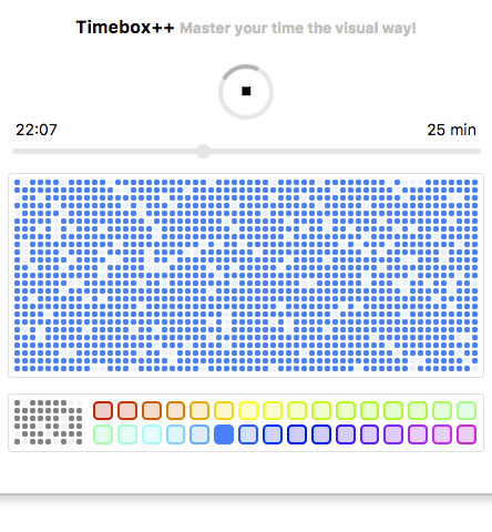 Timebox++ screenshot